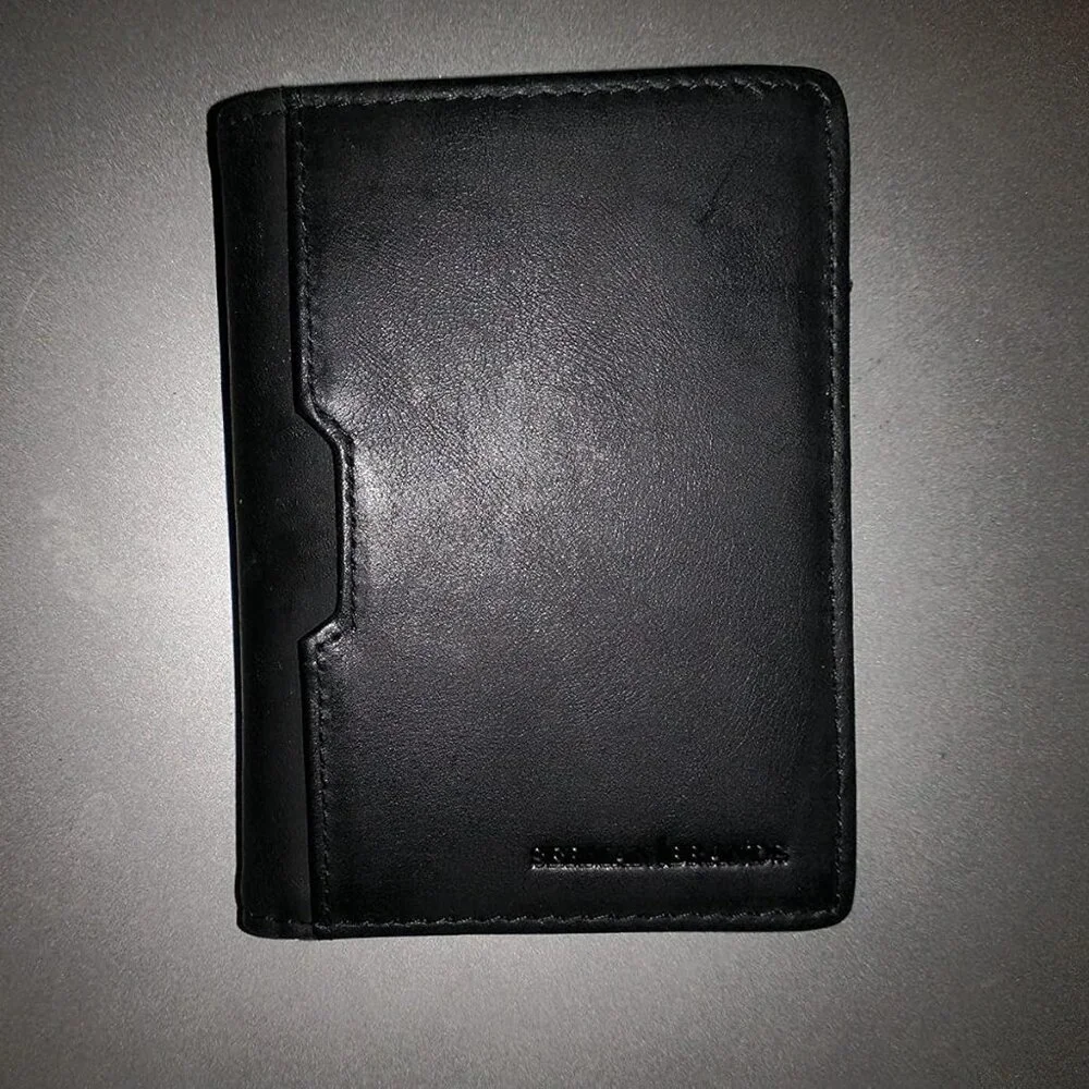 Wallets for Men Slim Mens leather RFID Blocking Minimalist Card Front Pocket